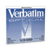 Verbatim 5.25  1.3Gb ReWritable MO Disk (89109)